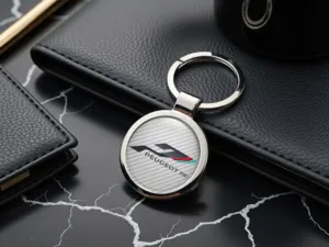 Peugeot Support Porte-clés Alliage Métallique Robuste